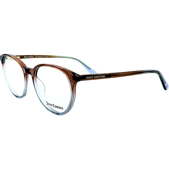 Juicy Couture JU239 Womens Plastic Eyeglass Frame 00MY Brown Beige 52-19